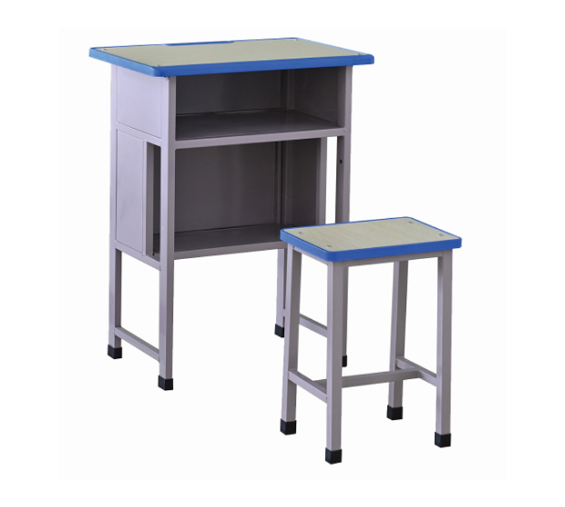 塑封边双层课桌凳
